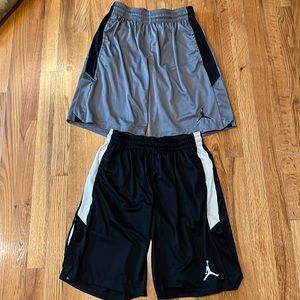 Two pair men’s Air Jordan basketball shorts